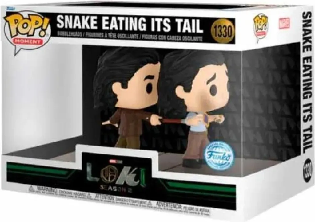 Funko Pop Marvel Loki Serpent Mange Votre Queue Figurine Exclusive Luxe - 2