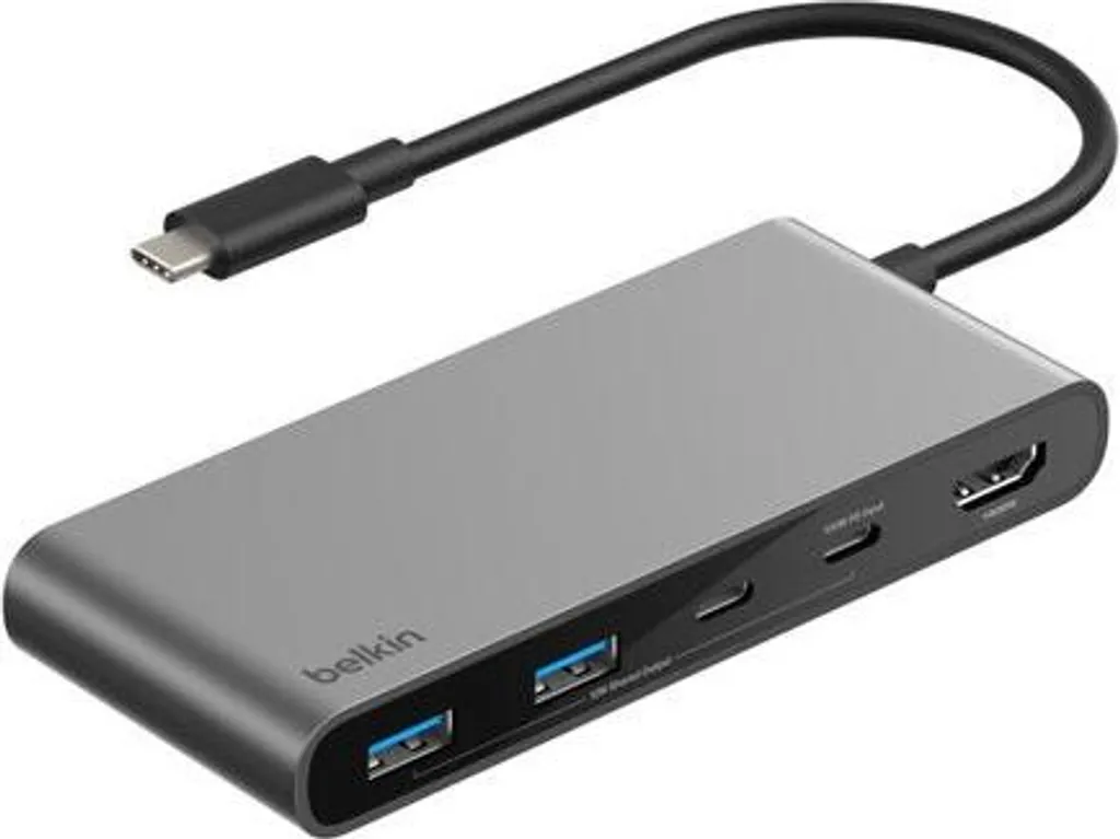 Extension USB-C pour Ordinateur Portable Belkin Connect HDMI 4K et Photo