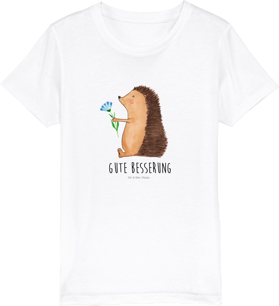 Mr. & Mrs. Panda Kleinkinder T-Shirt Igel Blumen 3-4 Jahre Produktbild 
