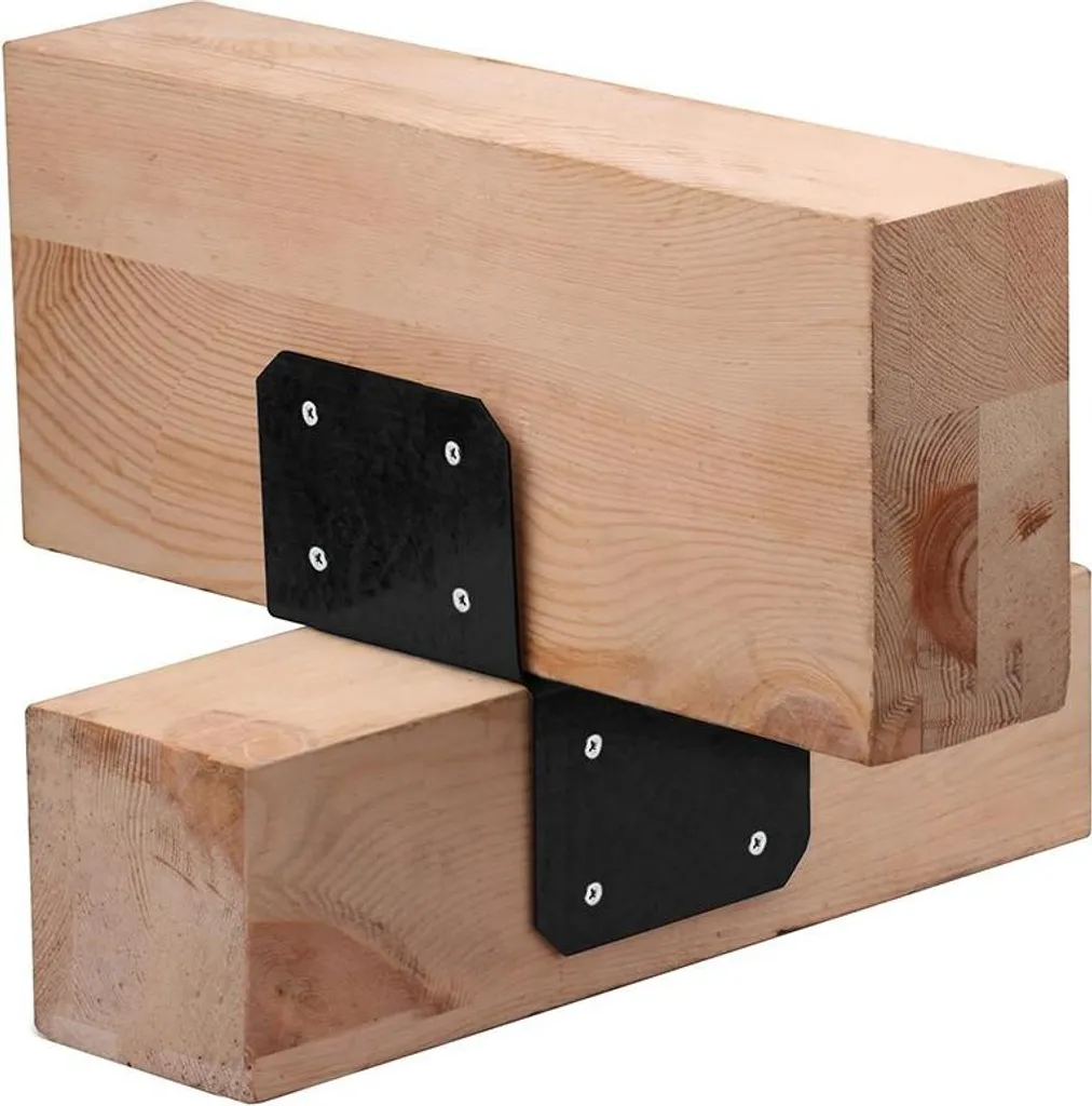 Stabilisez vos structures bois avec cet ancrage de poutre 7,6x9cm INF x4
