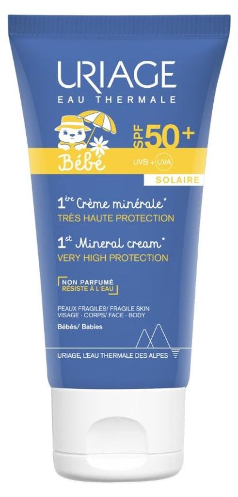 Uriage, 1er Bebe, Sun Protection, Sunscreen Cream, For Face Immagine del prodotto 