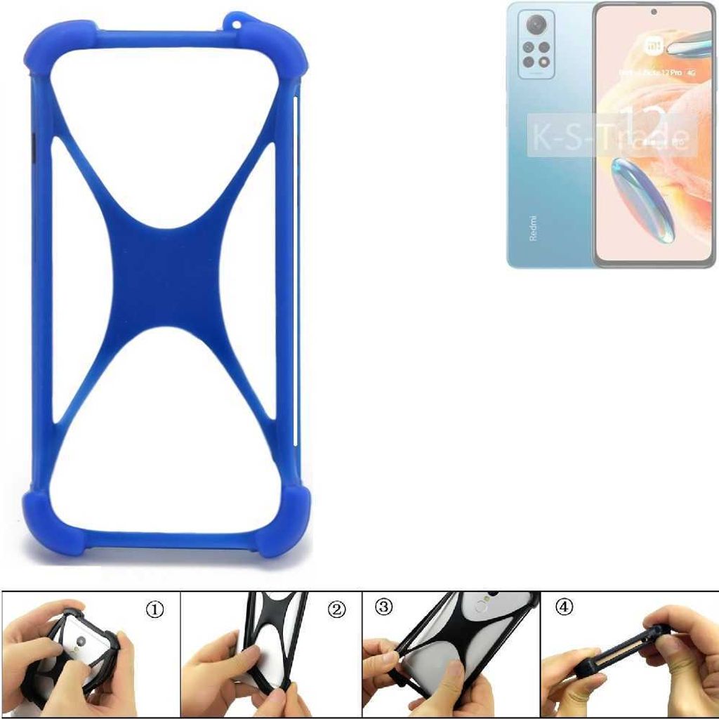 K-S-Trade Handy Hülle kompatibel mit Xiaomi Redmi Note 12R Pro Silikon Schutzhülle Cover Case Bumper Silikoncase TPU Softcase Schutz Hülle
