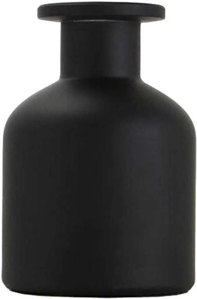 Diffuseur de parfum en verre noir 150 ml pour bâtonnets d'aromathérapie