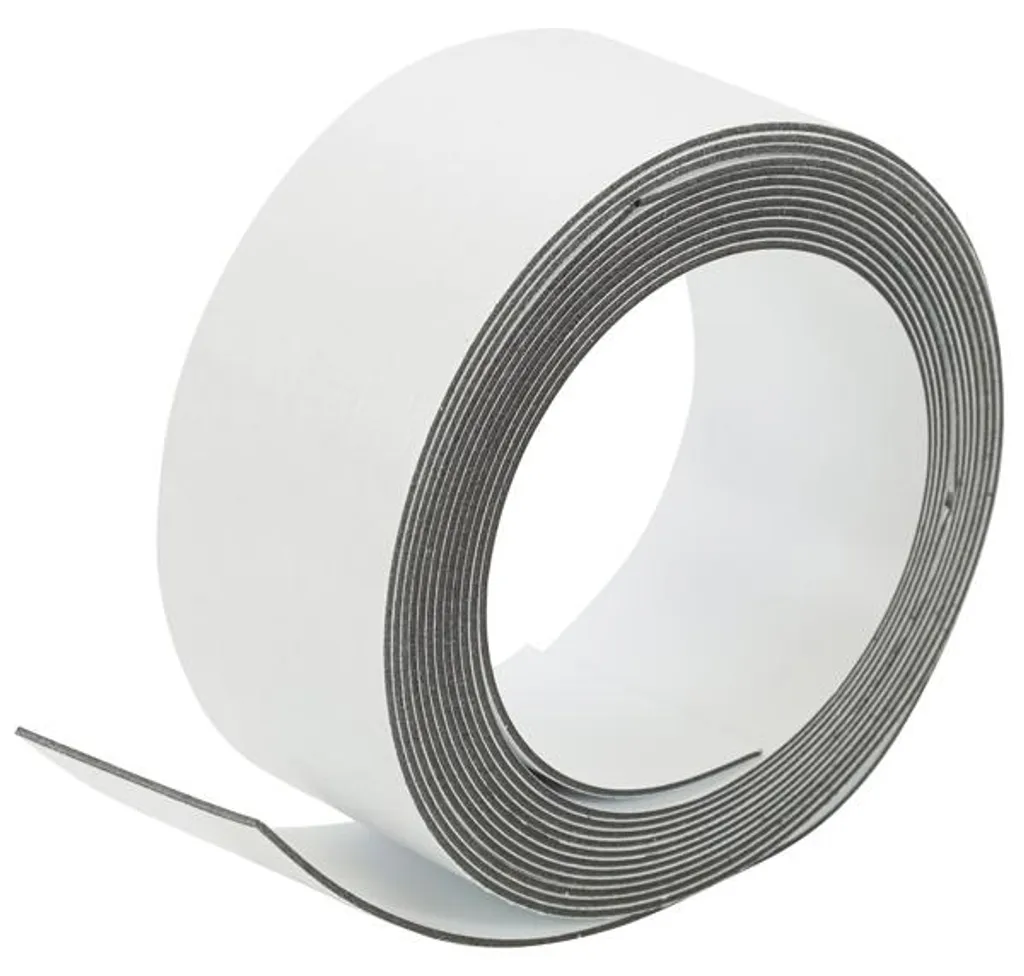 Eduplay Ruban Magnétique Blanc 10m x 35mm - Bande Montage Autocollante