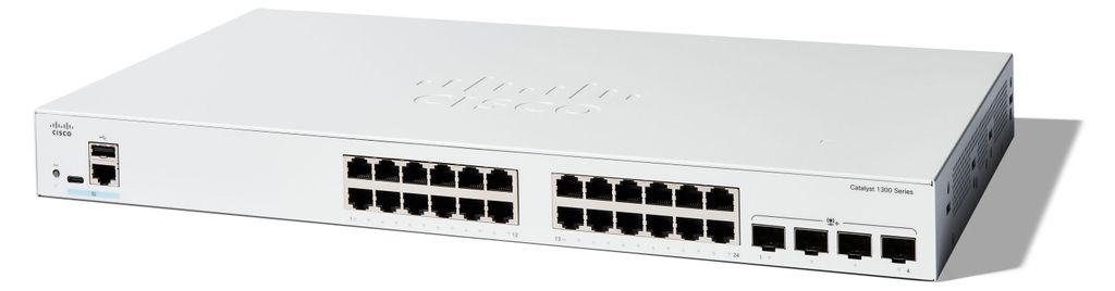 Cisco Catalyst 1300-24T-4X - Switch - L3 - gestito Immagine del prodotto 