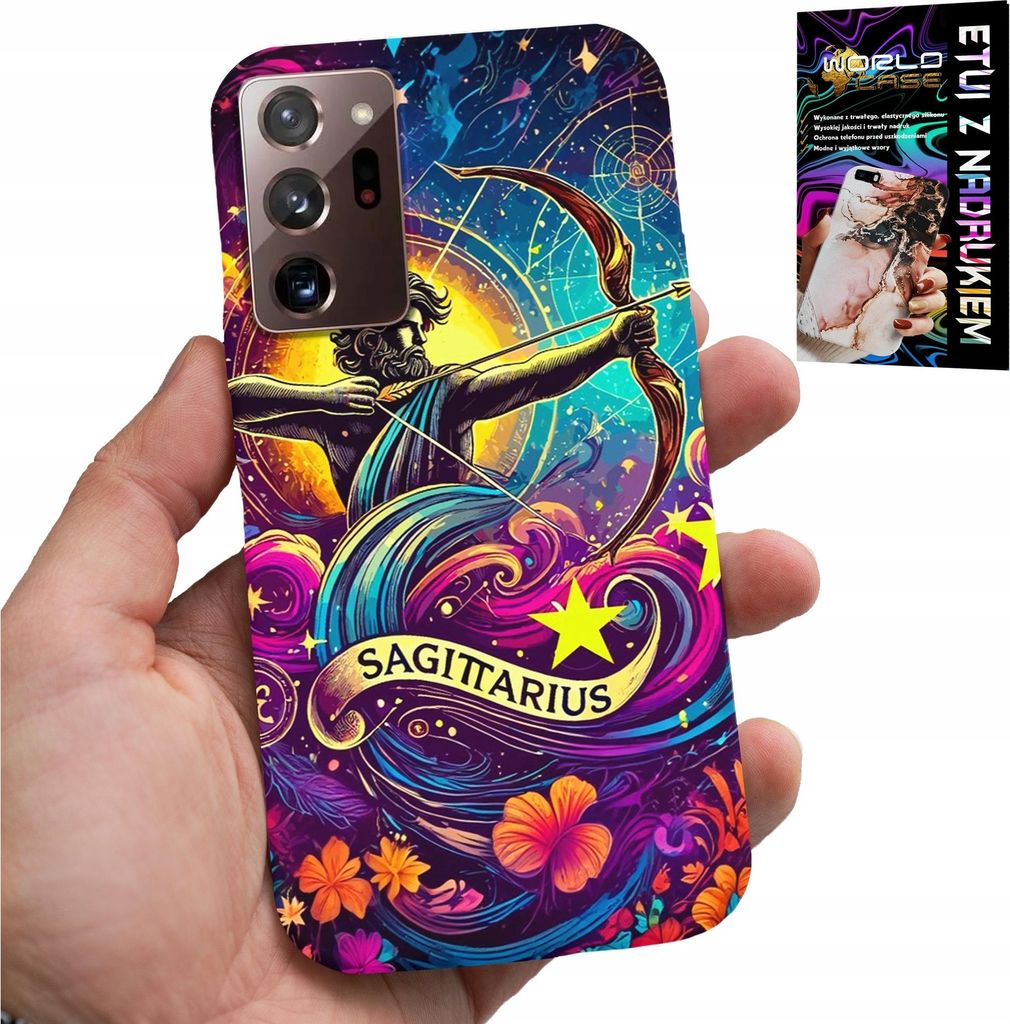 Tasche Für Samsung Note 20 Ultra - Sternzeichen, Sternzeichen Sagittarius Rückseite