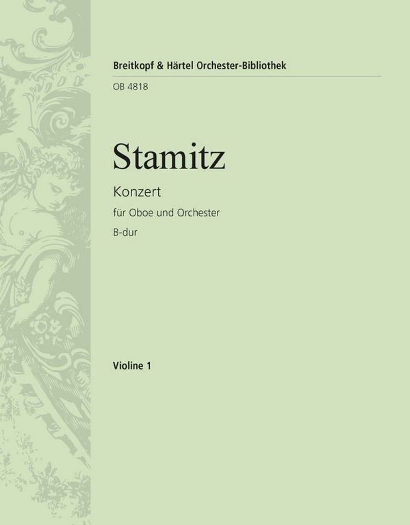 Konzert B-Dur Fuer Oboe Und Orchester Violine 1