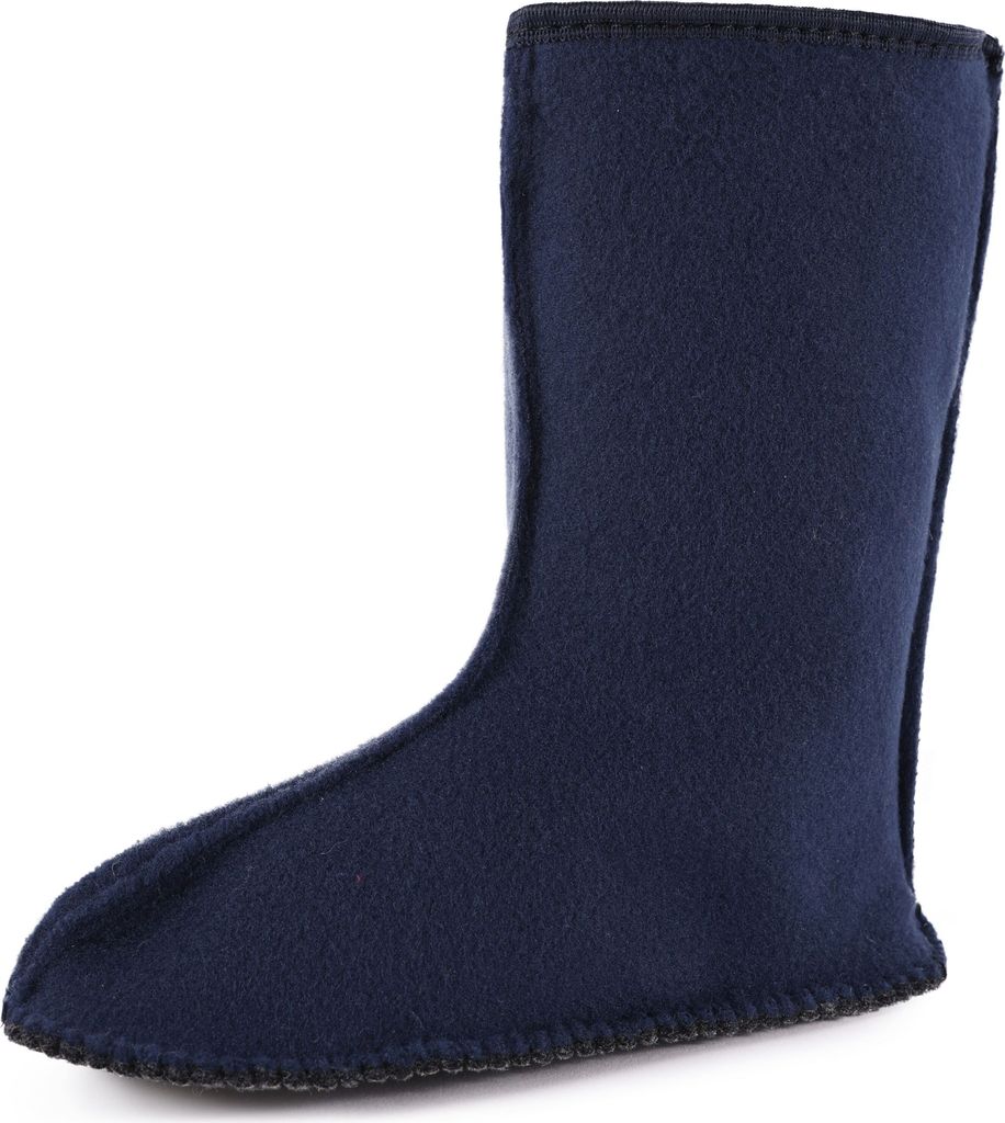 Ladeheid Kinder Mädchen Jungen Wärmende Stiefelsocken Innenschuh für Gummistiefel LA-CA-10 LA-CA-11 (Marineblau, 26/27 EU)