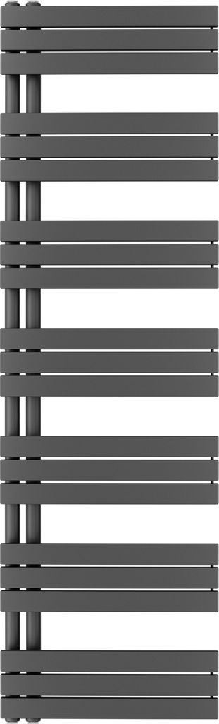 Aquabad Badheizkörper Fornax 50x164cm 724W Anthrazit Mittelanschluss 50mm - Ohne Heizstab / Ohne Heizstabelement