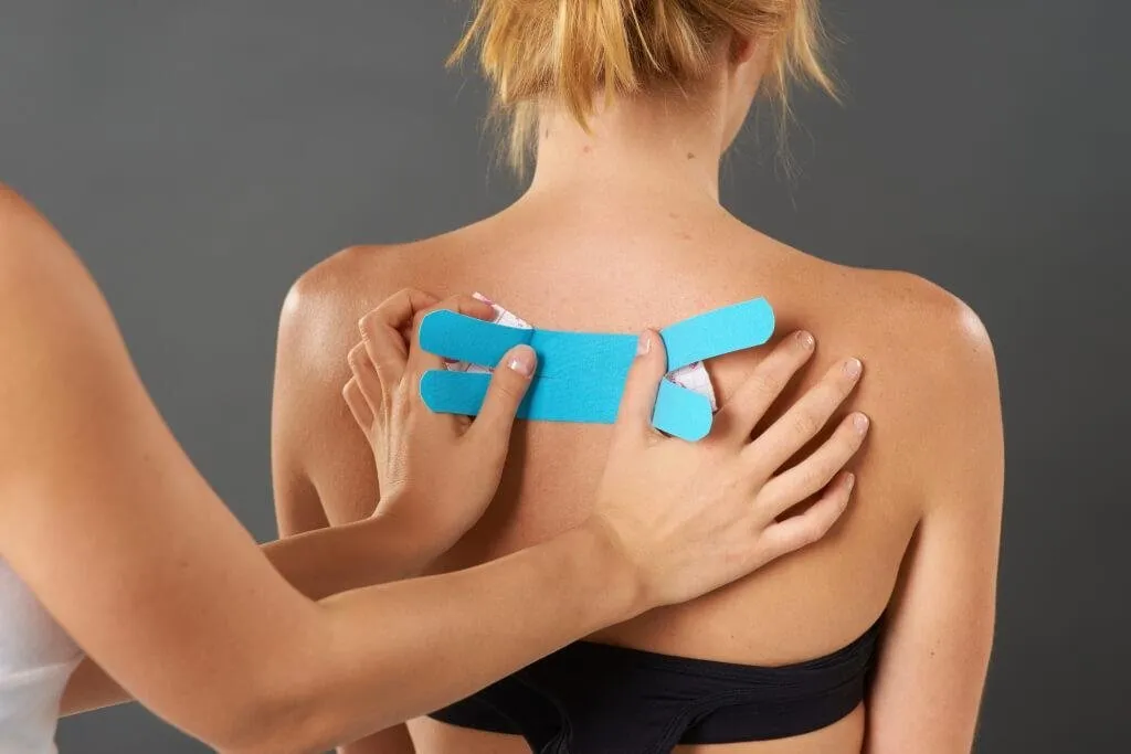 Bande Temtex vert classique 5 cm - Kinesio tape haute adhérence coton - 8