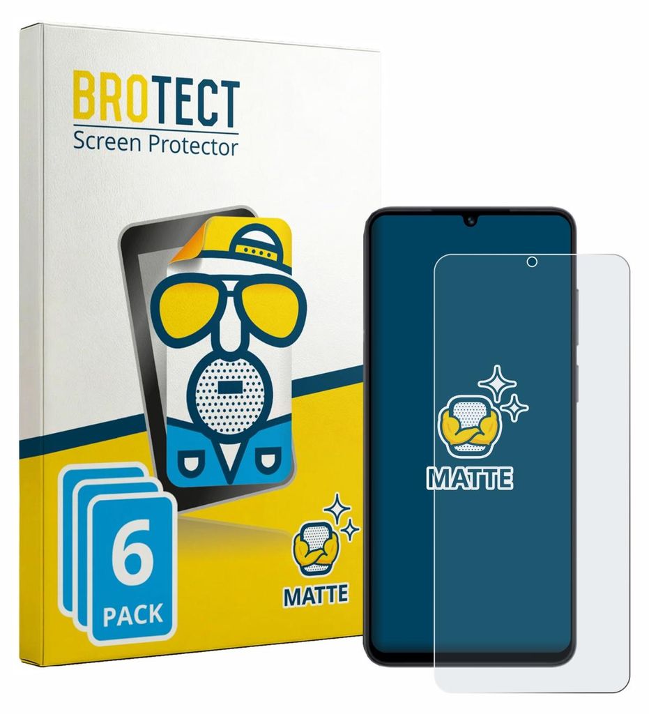 6x BROTECT Schutzfolie für Honor X5d Plus Displayschutz Displayschutzfolie Folie Matt Entspiegelungsfolie