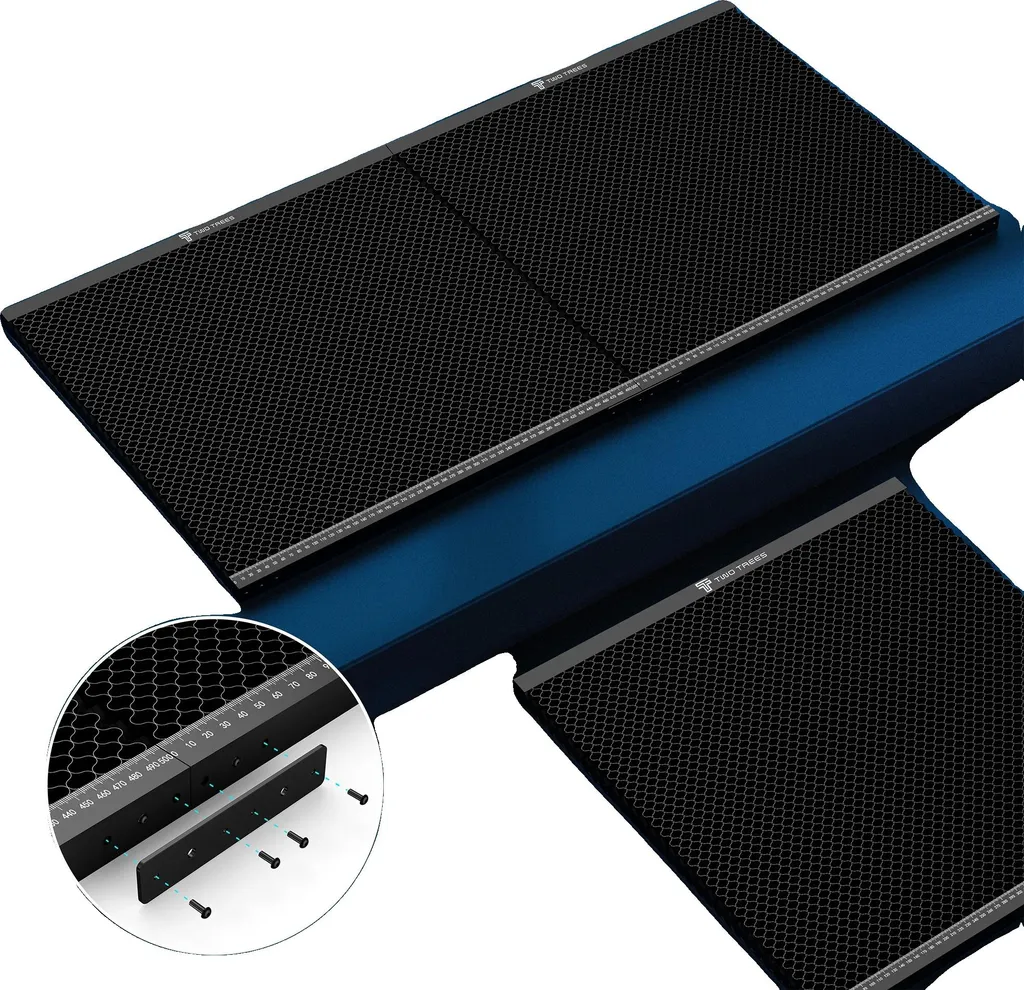 Poste de travail alvéolaire à circulation d'air améliorée - Design 22mm