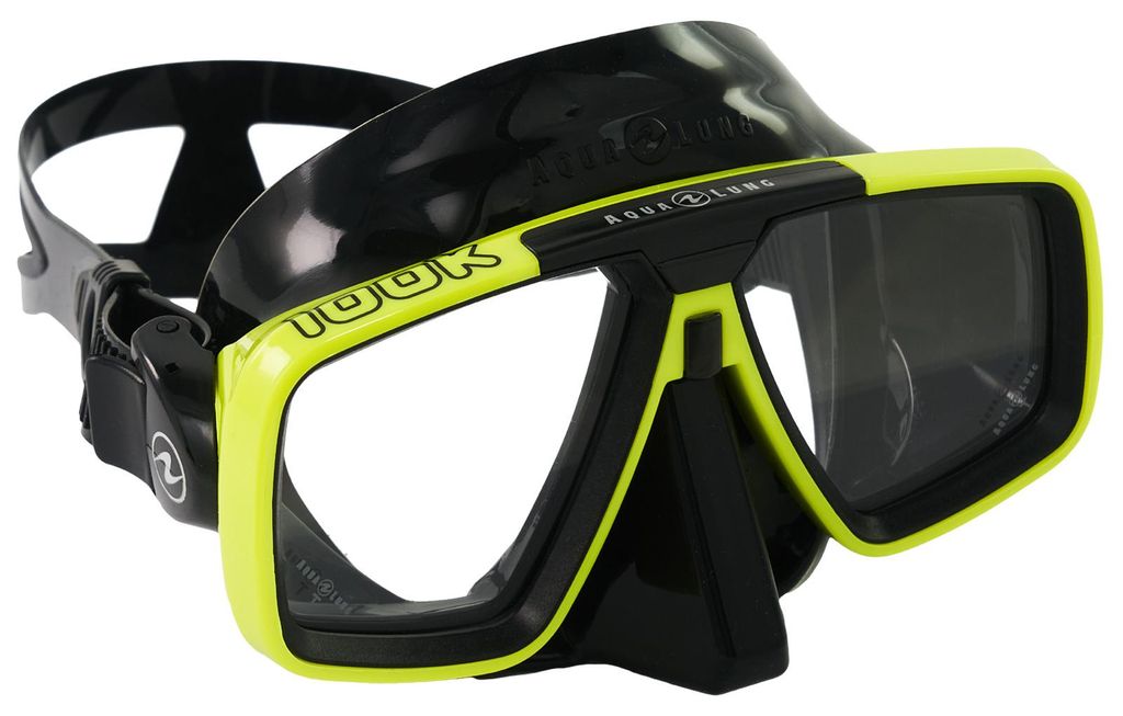 Aqualung Tauchmaske Look schwarz gelb