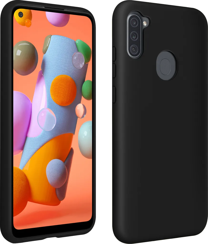 Custodia Samsung A11 / M11 Silicone Nero Soft Touch - Protezione Shock