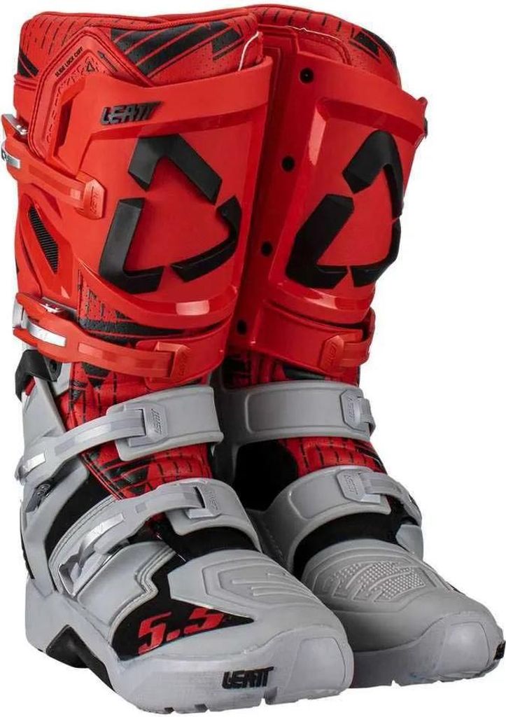 Leatt Boot 5.5 FlexLock Enduro JW22 grau-rot-schwarz 48 Produktbild 