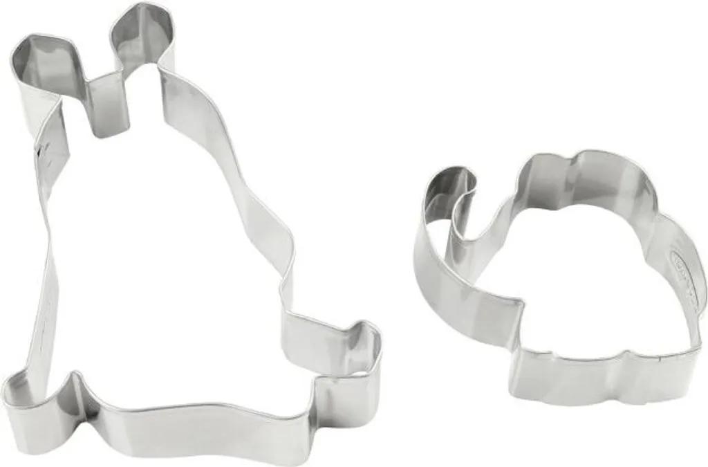 Set Tagliabiscotti Dr. Oetker Topo e Elefante - Acciaio Inox 106032