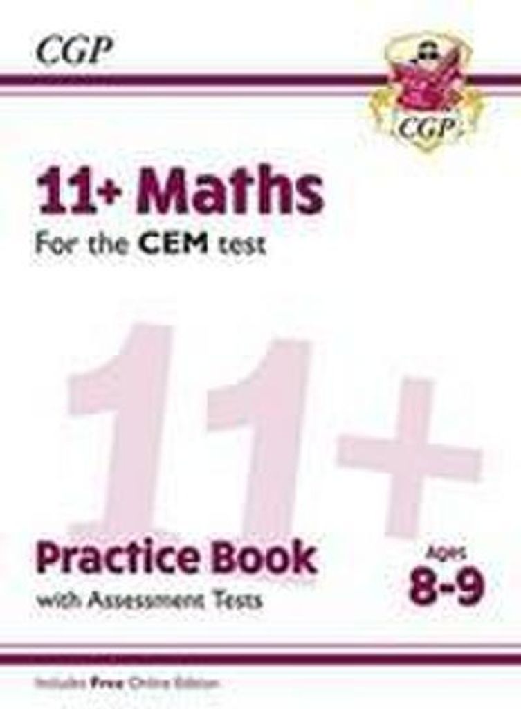11+ CEM Maths Practice Book & Assessment Tests - Ages 8-9 (with Online Edition)