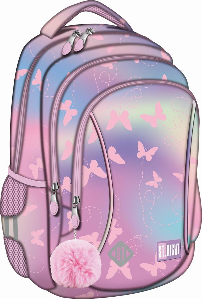 Plecak 3 Komorowy Pink Butterflies Zdjęcie produktu 