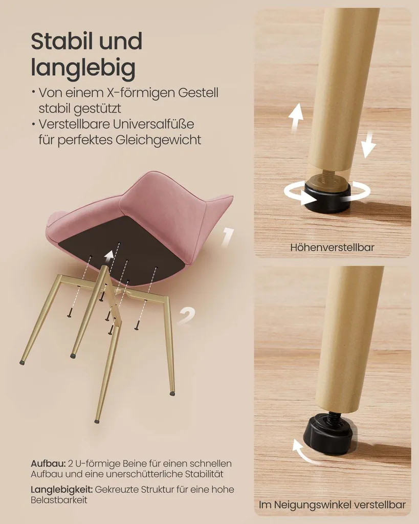 Fauteuil de Lecture Velours Rose - Siège Confortable pour Chambre Rootz