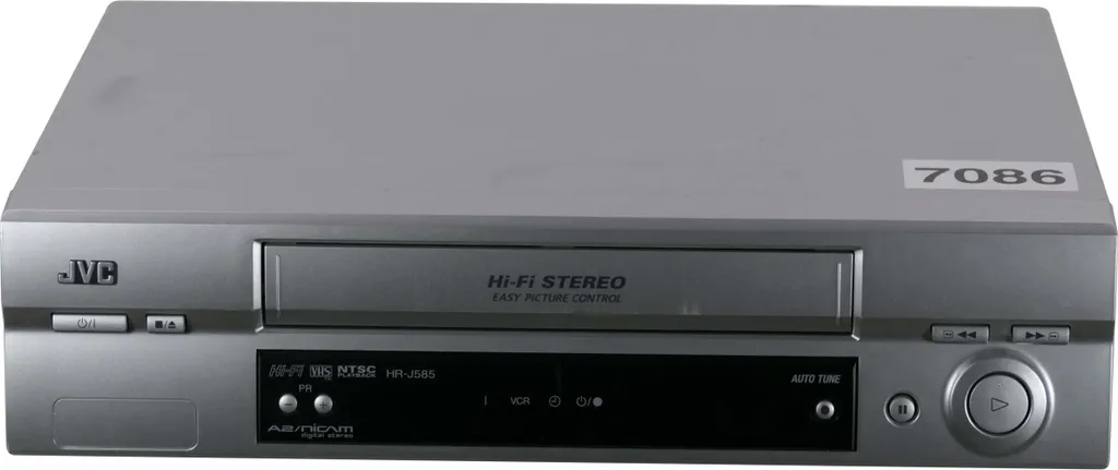 Lecteur Magnétoscope VHS JVC HR-J585 avec Recherche Index Automatique