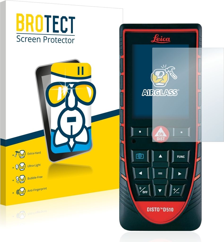 BROTECT Schutzglas für Leica DISTO D510 Schutzfolie Panzer Folie Glas Display Schutz klar