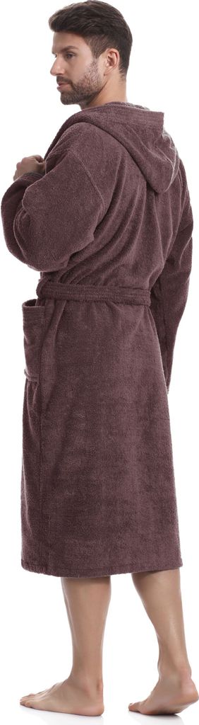 Ladeheid Herren Frottee Bademantel aus 100% Baumwolle Produktbild 3