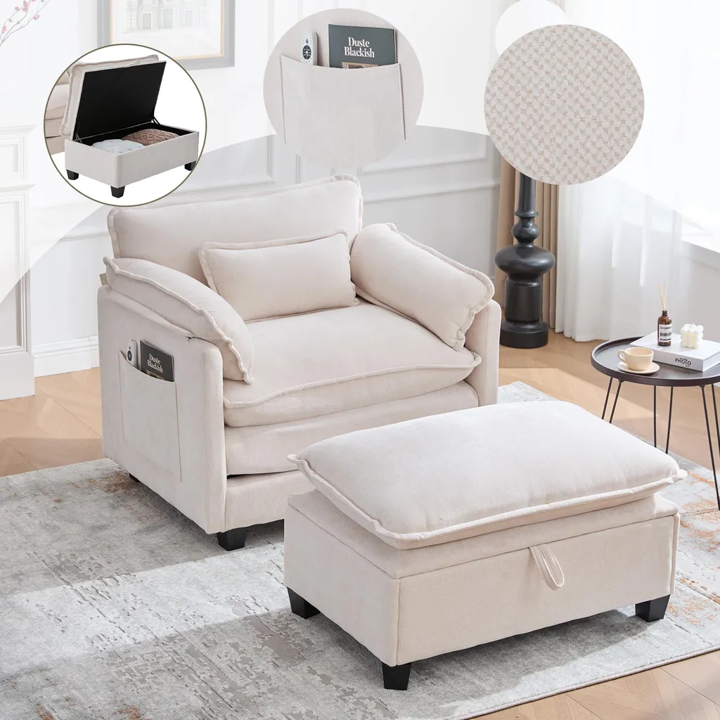 Fauteuil relax en velours ergonomique : fini les maux de dos au salon