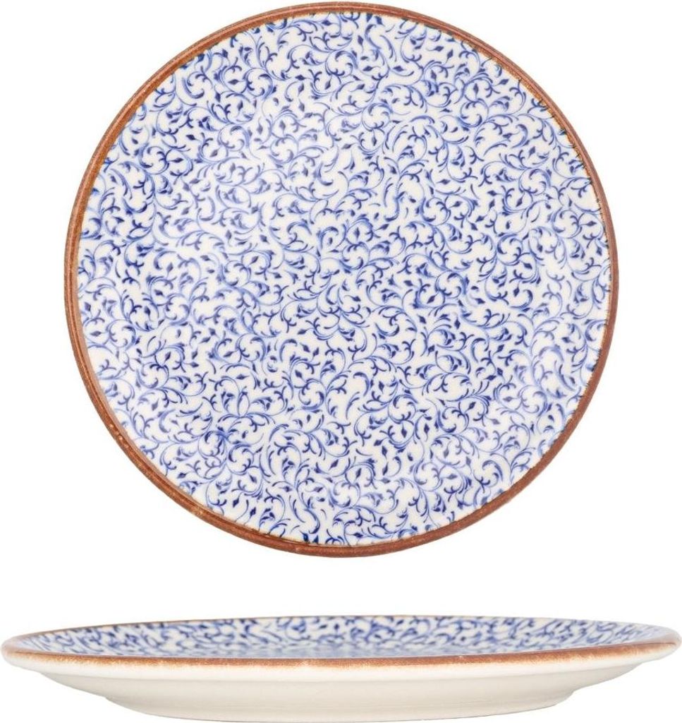 Talerz deserowy By Bone - Edera - Porcelana - 21 cm Zdjęcie produktu 