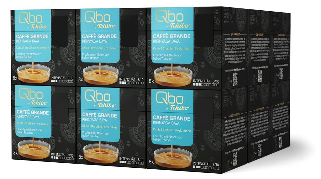 Tchibo Qbo Caffè Grande Kirinyaga Baya Premium Produktbild 