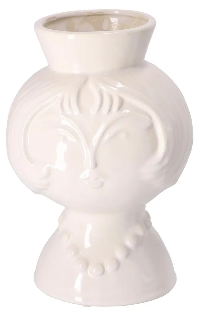 Sublimez votre intérieur avec ce vase visage design Ø16,5x23,5cm