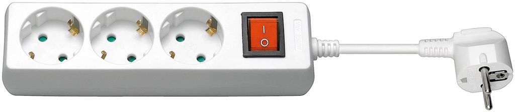 Wentronic AC power Extension, 1,5 m, Weiß Image du produit 