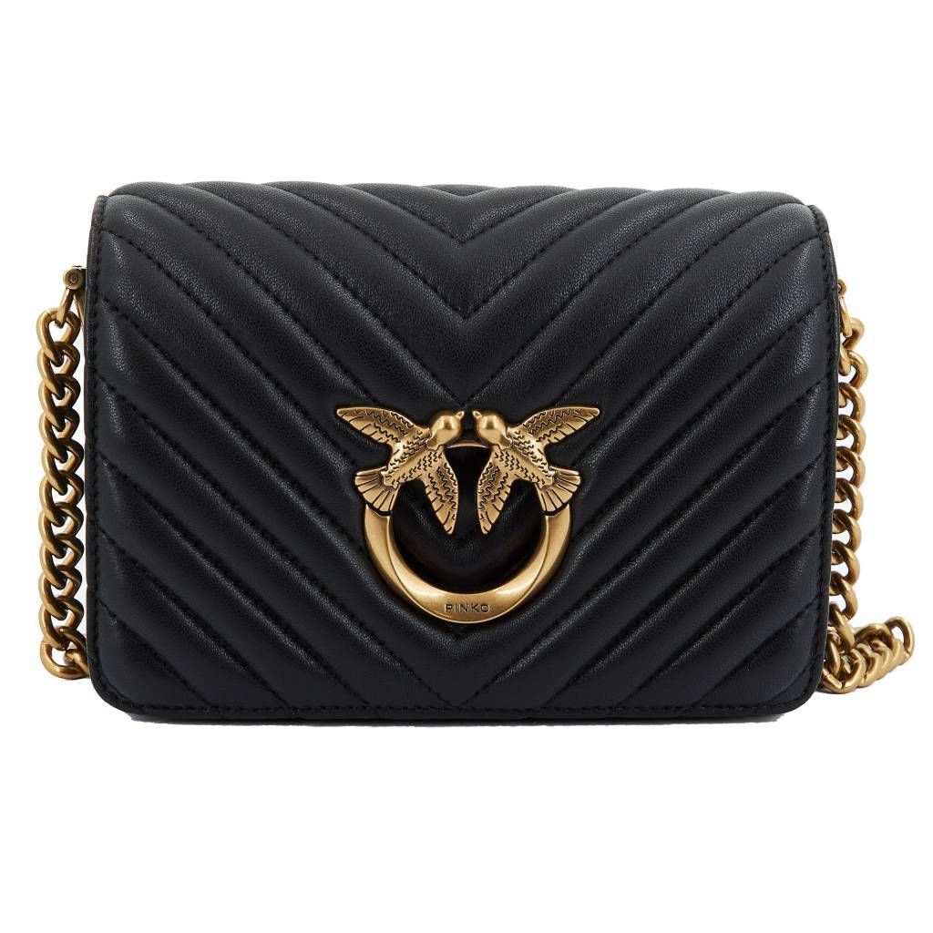 PINKO Damen Reisetaschen 100067A0GK-Z99Q Farbe: Schwarz Größe: Einheitsgröße