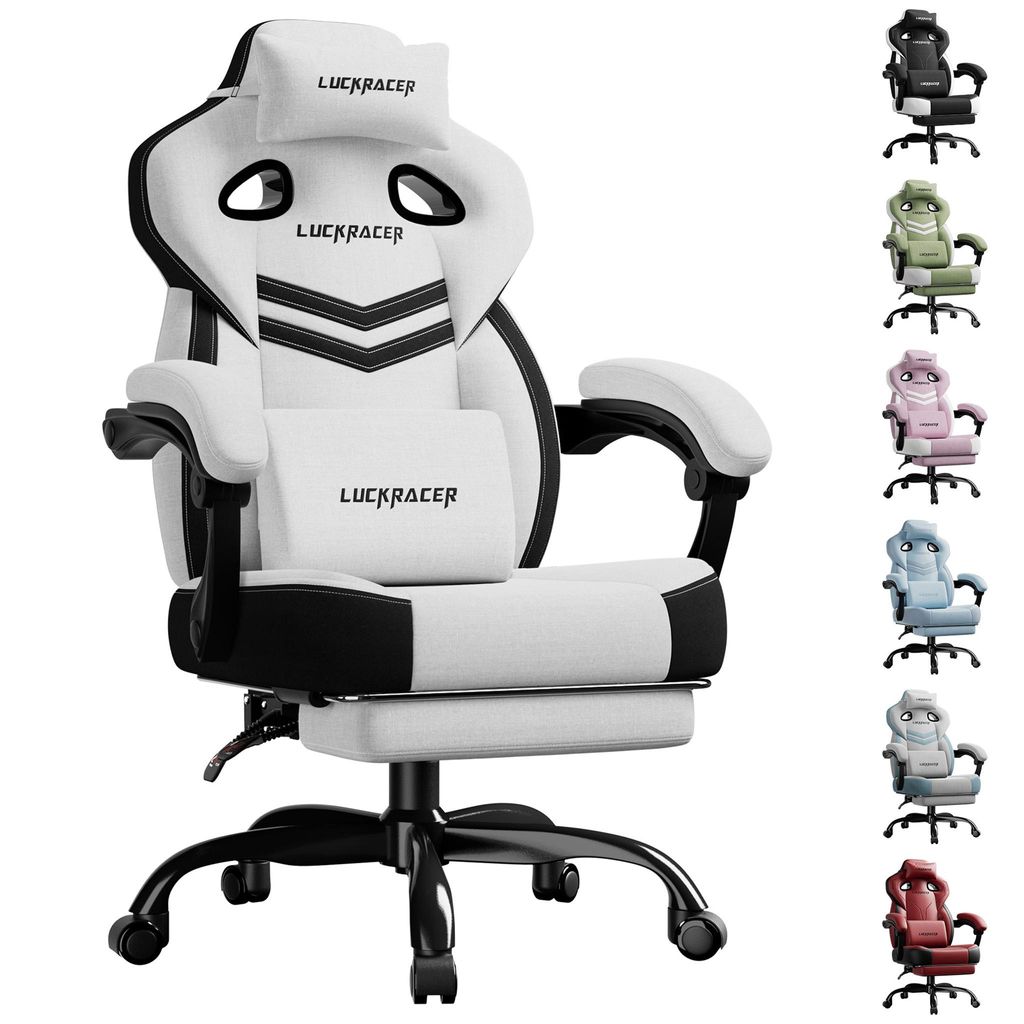Herní židle LUCKRACER, kancelářská židle se spojenými Obrázek produktu 