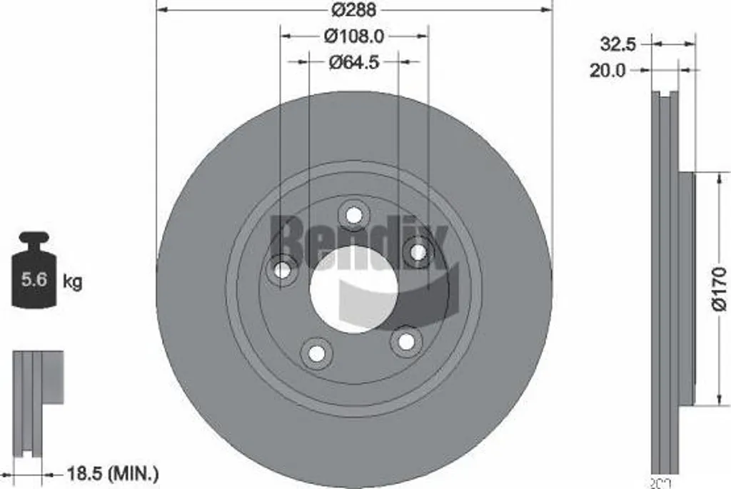 Disque de frein avant haute performance pour Jaguar S-Type et XJ8 V8