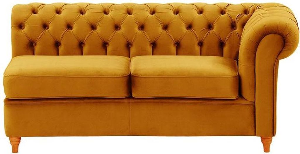 Chesterfield Modul - Zweisitziges Seitenelement, rechts (2R)-Velluto 8-aveo