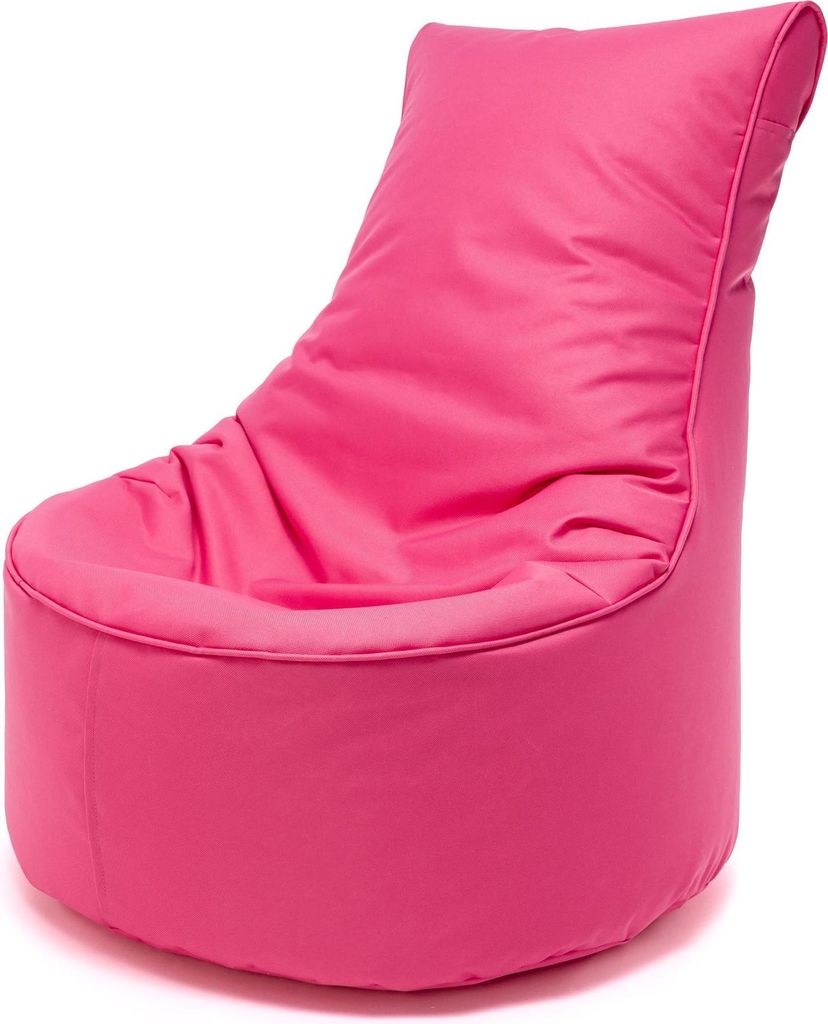Ecopuf, Sitzkissen, Sessel Bean Bag, Sitzsack, für Innen und Außen, 65x75cm, Farbe Rosa