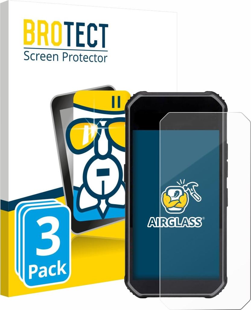 3x BROTECT Schutzglas für SkyCaddie Pro 5X Schutzfolie Panzer Folie Glas Display Schutz klar