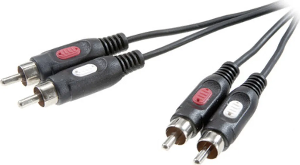 SpeaKa Professional Cavo Audio 2x RCA | Alta Fedeltà per Amplificatori