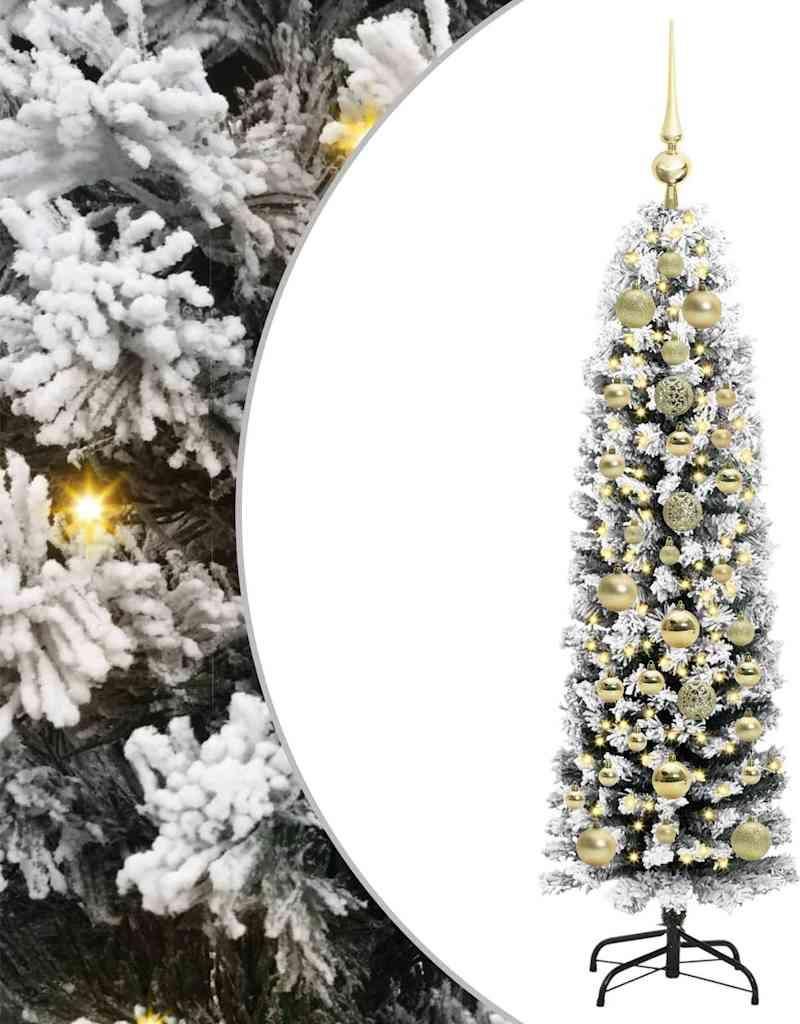 vidaXL Künstlicher Weihnachtsbaum mit 150 LEDs mit Ständer Grün 150 cm