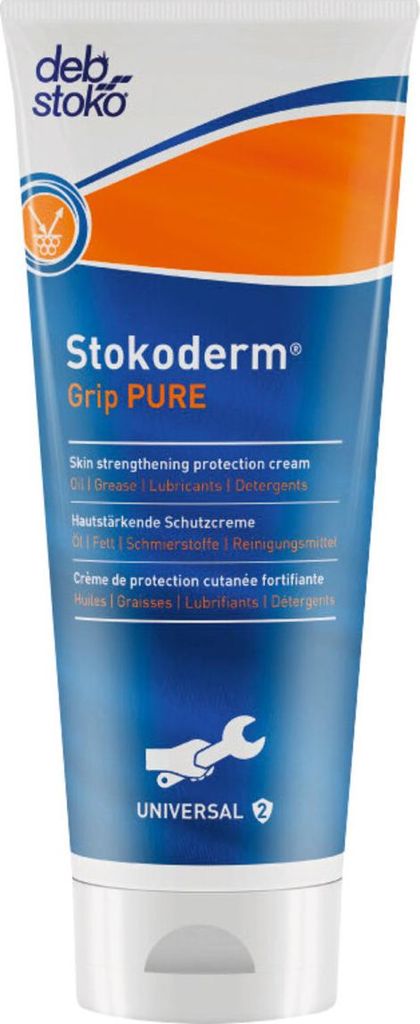 Hautschutzcreme Stokoderm Univ.PURE 100ml unparfümiert weiß Tube STOKO