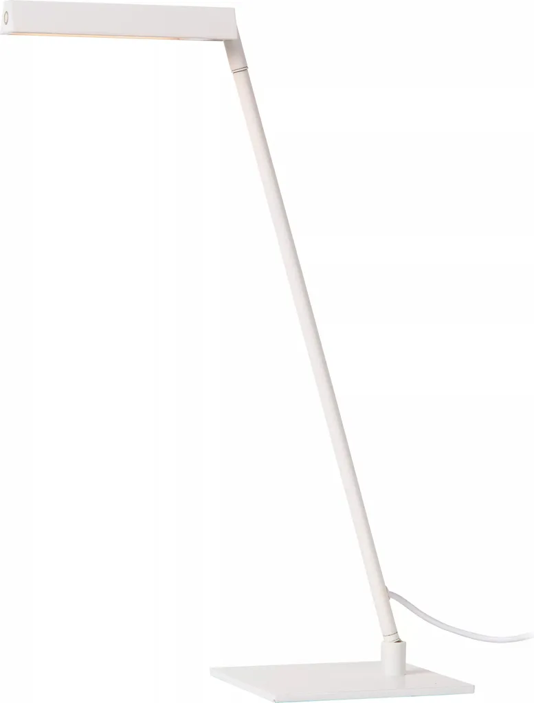 Lampe de bureau blanche moderne LED Lavale Lucide encastrable design