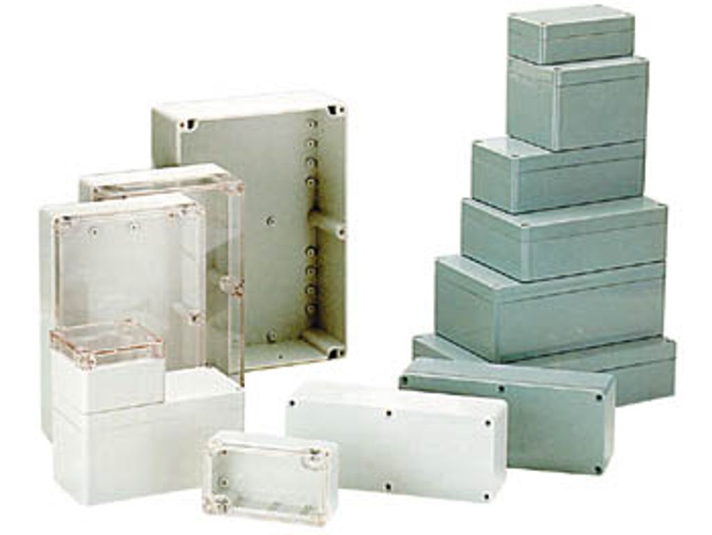 Versiegeltes ABS-Gehäuse - Dunkelgrau - 265 x 185 x 95 mm