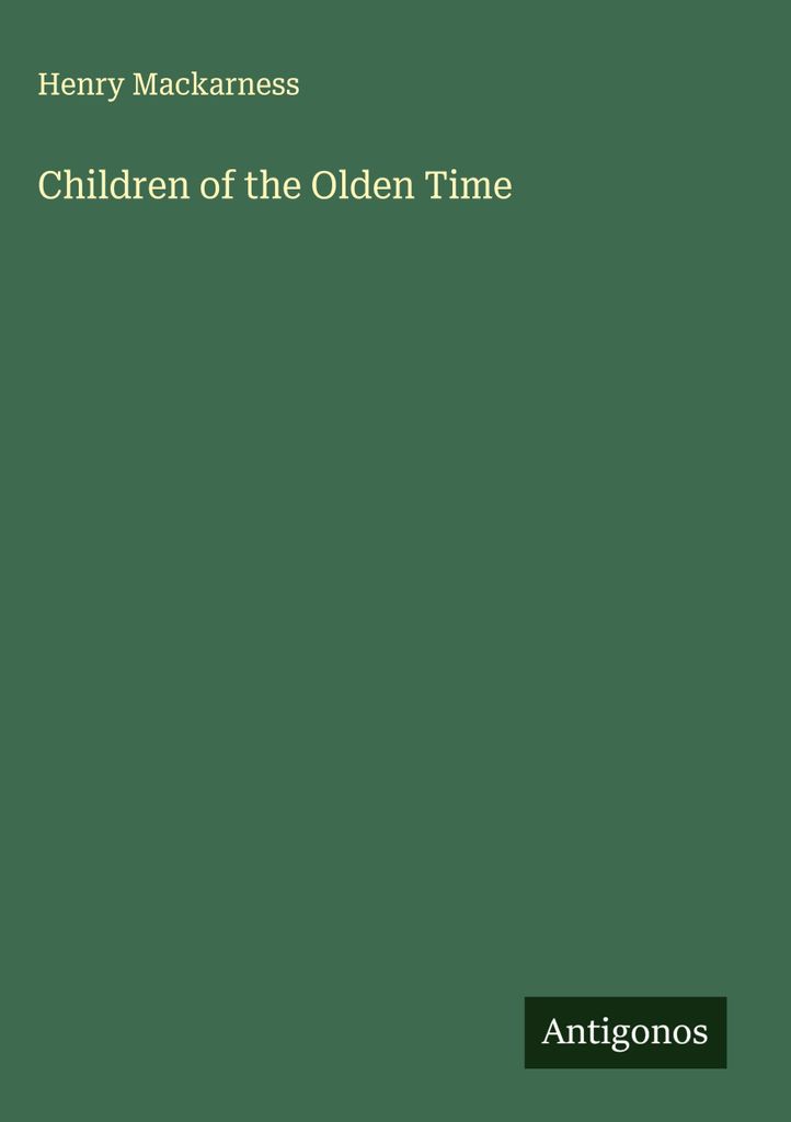 Kinder der alten Zeit
