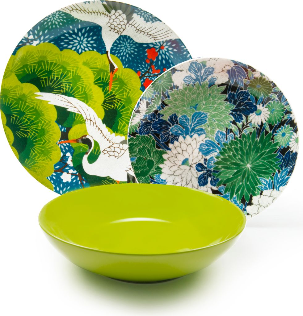 Excelsa Kimono Plat Plateau Décoré Excelsa Kimono Plat Plateau Décoré