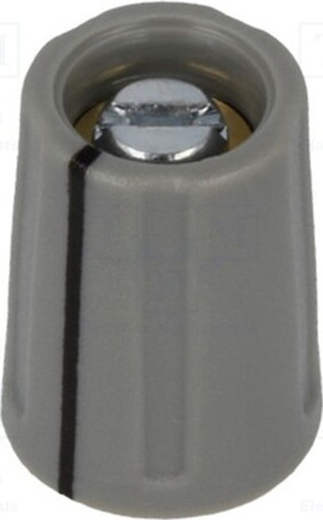 1x Drehknopf ØAchse: 3mm Ø10,5x14mm mit Anzeige grau A2610038 Drehknöpfe für Dre