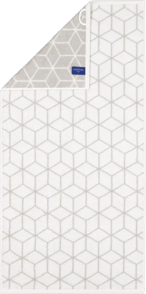 Serviette de bain 80x150 Villeroy & Boch blanc brillant en coton épais