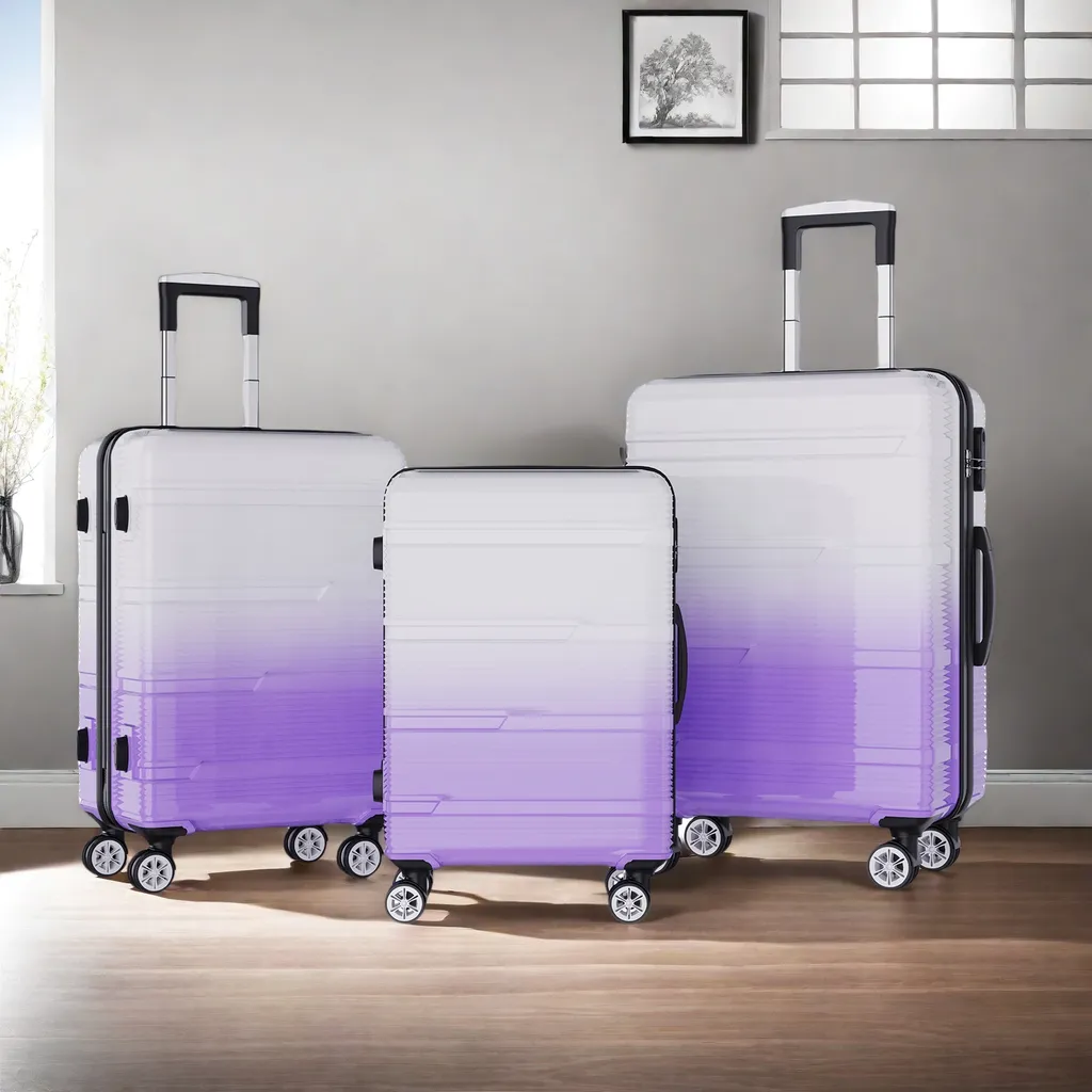 Set Trolley UnboxG 3 Pezzi ABS Rigido - Valigie Viaggio M-L-XL 4 Ruote