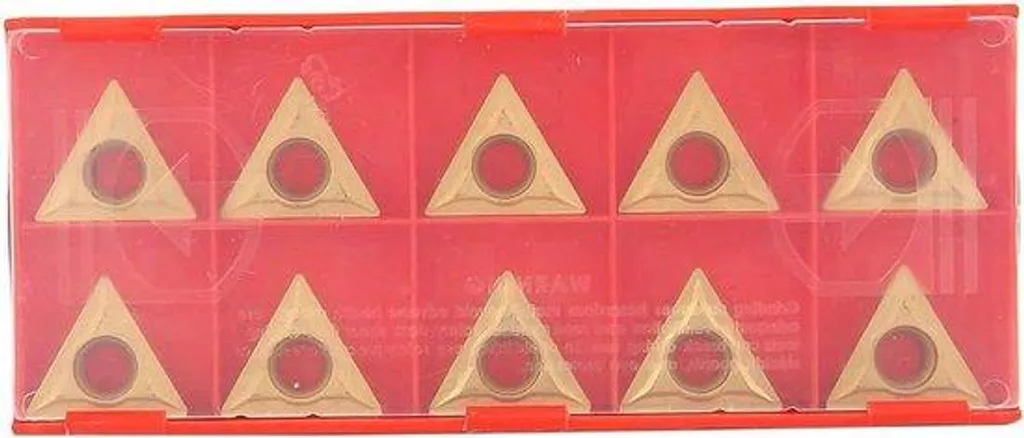 10x TCMT 16T304 Plaquettes Carbure Haute Précision Arêtes Tranchantes