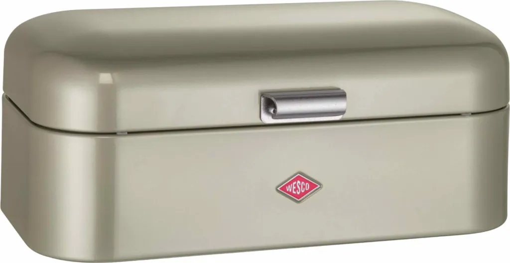 Wesco Grandy Argento 42cm - Contenitore Pane Acciaio 8036034 Moderno