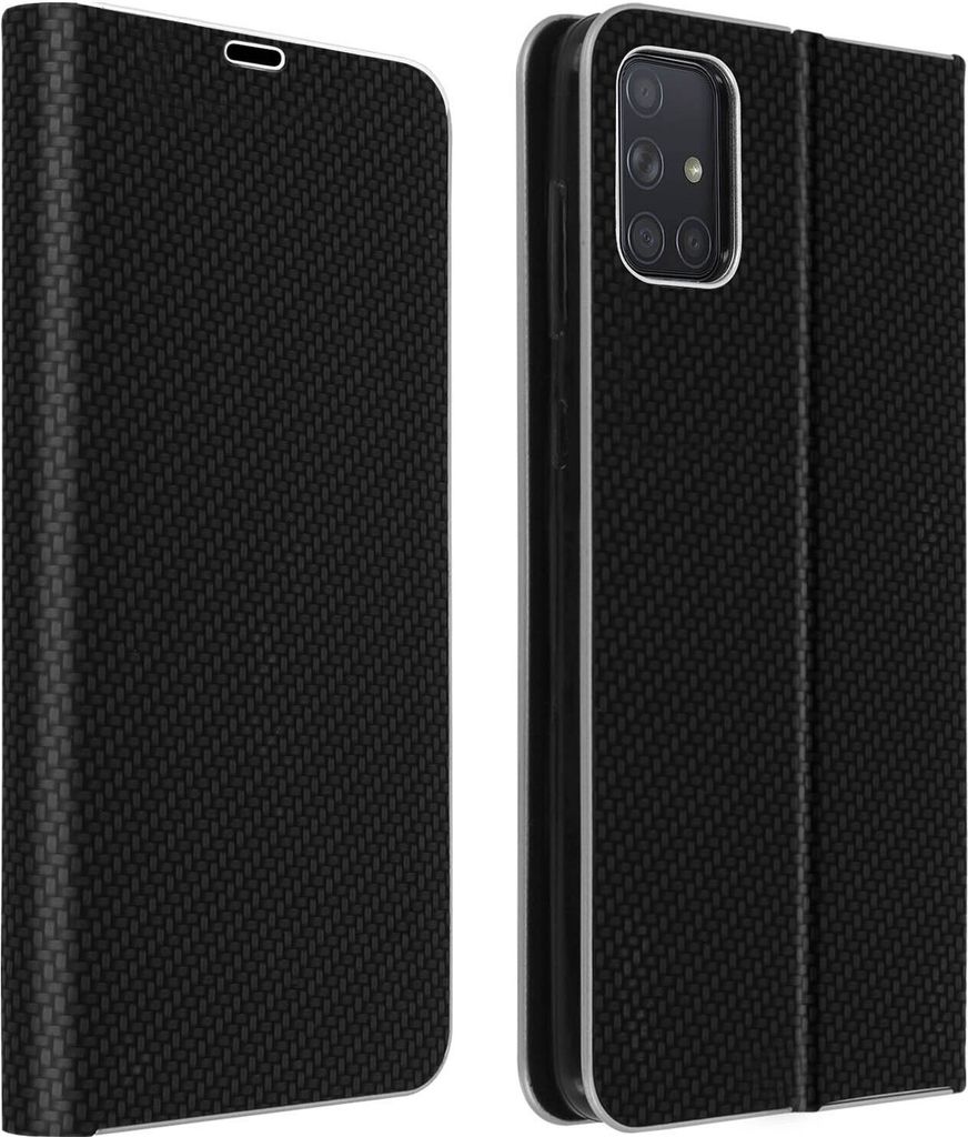 Avizar, Klappetui im Carbon-Design mit Ständer für Samsung Produktbild 